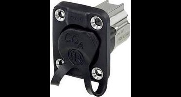 Neutrik Doorvoer-inbouwbus NE8FDX-P6-W Bus, inbouw Aantal polen (sensoren) 8P8C Zwart 1 stuk(s)