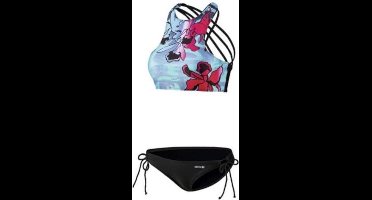 Beco Bikini Beactive B-cup Dames Polyamide Zwart/blauw Mt 32