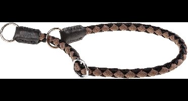 Ferplast Sliphalsband Honden Twist 70 Cm Nylon Zwart/bruin