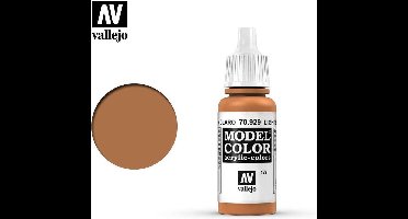 Vallejo Hobbyverf Acrylverf - 70929 Model Color Light Brown - Acryl Verf flesje - 17 ml