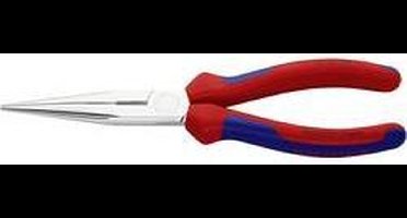 Knipex 26 15 200 Platte rondbektang Werkplaats Recht Chroom-vanadium elektrostaal 200 mm