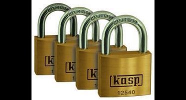 Kasp K12520D4 Hangslot 20 mm Gelijksluitend Goud-geel Sleutelslot