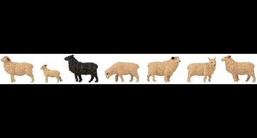 Faller - Sheep Figurine set with mini sound effect - FA180236 - modelbouwsets, hobbybouwspeelgoed voor kinderen, modelverf en accessoires