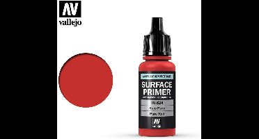 Vallejo Hobbyverf Acrylverf - 70624 Pure Red - Primer - Acryl Verf flesje - 17 ml