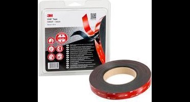 3M 5962F/IPS Plakband Zwart (l x b) 8 m x 19 mm 1 stuk(s)
