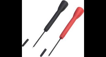 VOLTCRAFT MSS-101 Veiligheids-testpuntenset Bus 2 mm Zwart, Rood 1 set(s)