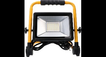 LED Bouwlamp 50W inklapframe IP65 | 3m kabel | 6000K - Daglicht wit