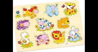 GOKI Steekpuzzel - Dierenbaby's