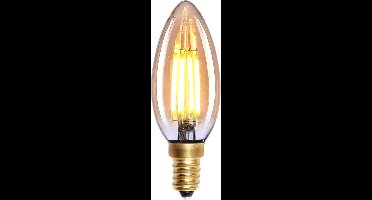 Highlight - Lamp LED E14 kaars 4W 280LM 2200K Dimbaar amber