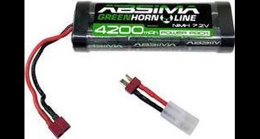 Absima - NiMH Accupack 7.2V - 4200 mAh - 6 Hardcase T-bussen