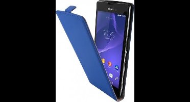 Mobiparts Premium Flip Case Sony Xperia T3 Blue