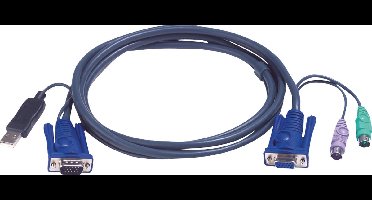 Aten 2L-5502UP Special Kvm Combo Cable, Ps/2/usb/vga
