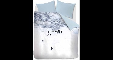 Ambiante Poul dekbedovertrek - Eenpersoons - 140x200/220 - Grijs