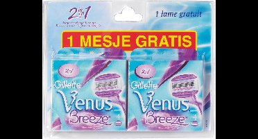 Gillette Breeze - Voordeelverpakking - 7 scheermesjes + 1 gratis