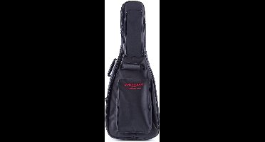 MUSIC STORE "Super Deluxe" Gigbag Classic zwart/rood Logo - Tas voor klassieke gitaren