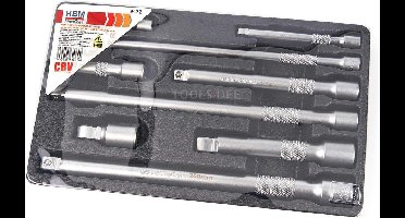 HBM 9 Delig Professionele Verlengstukkenset Met Kogelkoppen