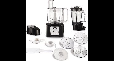 Moulinex Double Force Compact FP546811 - Keukenmachine - Foodprocessor - 800W - Zwart