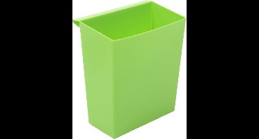 Inzetbak voor vierkante tapse papierbak groen