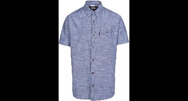 Trespass Mens Slapton Short Sleeve Shirt (Navy)