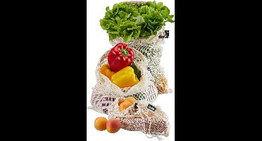 Fruit en Groente net AWARE - Set van 3 Maten - Gefu