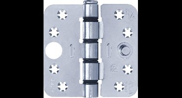 AXA Veiligheidsscharnier Smart Easyfix SKG*** 89x89X3 mm met ronde hoek