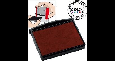 Colop Inktkussen E/2100, Zelf-inktende Stempels, Rood (pak 2 stuks)
