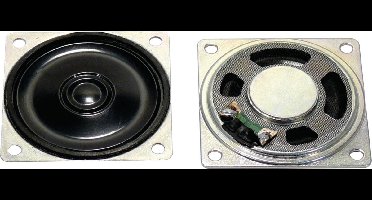 Visaton K 40 SQ - 8 Ohm 1.6 inch 4 cm Mini-luidspreker 0.5 W 8 Ω Kunststof membraan