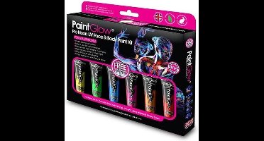Paintglow | UV face en body paint kit
