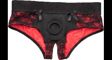 CalExotics - Scandal Crotchless Set L/XL - Strap On Harness Zwart
