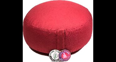 Meditatiekussen - Yogi & Yogini - Biologisch Katoen - Boekweit - Rood