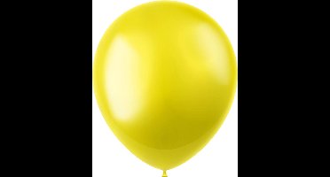 Folat - ballonnen Radiant Zesty Yellow 50 stuks