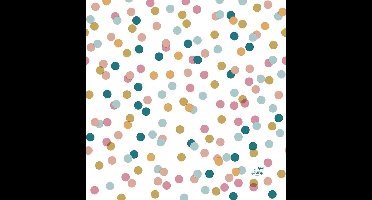 Duni Servetten Dream Dots 3-laags 33 Cm Wit 20 Stuks