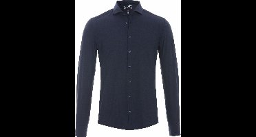 Pure H.Tico The Functional Shirt Donkerblauw (navy) - Maat 40 - Heren - Overhemden Casual