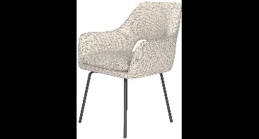 Puur - Lana eetkamerstoel metaal - off-white