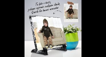 Gepersonaliseerde Fotolijst met Eigen Foto - Cadeau met Hart voor Elk Formaat