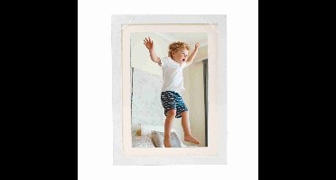 Houten fotolijst tafel olieverfschilderij opbergdoos Kinderkunstlijsten kinderen flip diy fotolijst