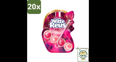 20 x Witte Reus - DeLuxe Toiletblok - Delicate Magnolia - 1 Toiletblok - Grootverpakking - Toiletblok - Toilet Reinigen - Toiletgeur - Magnoliageur - Reinigingsblok