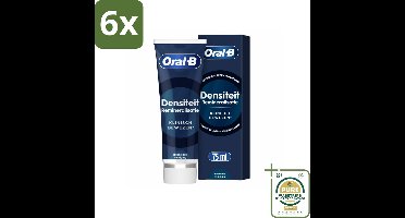 Oral-B - Pro Science – Tandpasta – Clinical Density – 75 ml - Voordeelverpakking - 6 stuks - Calciumverlies - Glazuurbescherming