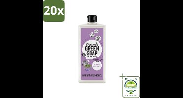 20 x Marcel's Green Soap - Afwasmiddel - Lavendel & Rosemarijn - Voor dagelijks gebruik - 500 ml - Grootverpakking - Afwasmiddel - Biologisch Afbreekbaar - Plantaardige Zeep - Lavendel - Rozemarijn