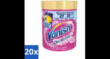 Vanish - Vlekverwijderaar - Oxi Action Wasbooster Poeder - Voor Gekleurde Was - 940 g - Bulkverpakking - 20 stuks