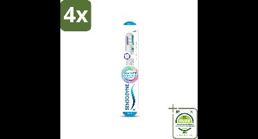 Sensodyne - Tandenborstel - Complete Care Soft - Volledige Zorg - 1 tandenborstel - Voordeelverpakking - 4 stuks - Tandenborstel voor gevoelige tanden - Zachte tandenborstel