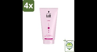 Taft - Styling Balm Curl - Hold 3 - Gedefinieerde krullen - 150 ml - Voordeelverpakking - 4 stuks - Krullen styling - Krullen balm