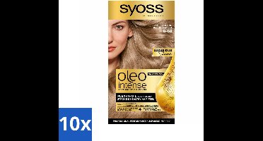 SYOSS - Oleo Intense 8-68 Vanillablond - Haarverf - Zonder Ammoniak - Grijsdekking - Langdurige Kleur - Bulkverpakking - 10 stuks
