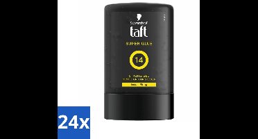 Taft - Super Glue 14 - Styling Gel - Ultieme stevigheid - 300 ml - Voordeelverpakking - 24 stuks