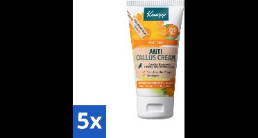Kneipp - Eeltcrème - Calendula - 25 % ureum - Voor zachte & soepele voeten - 50 ml - Bulkverpakking - 5 stuks
