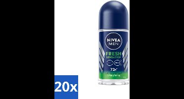 NIVEA MEN - Deodorant Roller - Fresh Sensation - 50 ml - Bulkverpakking - 20 stuks