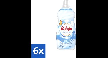 Robijn – Vloeibaar Wasmiddel – Klein & Krachtig Stralend Wit – 1,19 L - Voordeelverpakking - 6 stuks