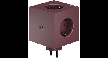 Avolt - Square 2 Design stekkerdoos - 3 stopcontacten + 2 usb-c - limited edition Bauhaus