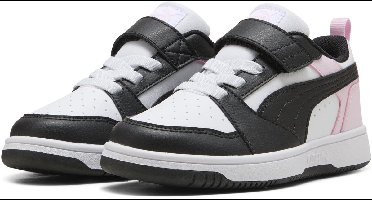 PUMA Puma Rebound V6 Lo AC+ PS Unisex Sneakers - PUMA White-PUMA Black-Pearl Pink
