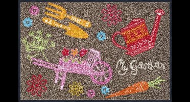 Wasbare Deurmat voor Binnen en Buiten, My Garden Design, 50 x 75 cm